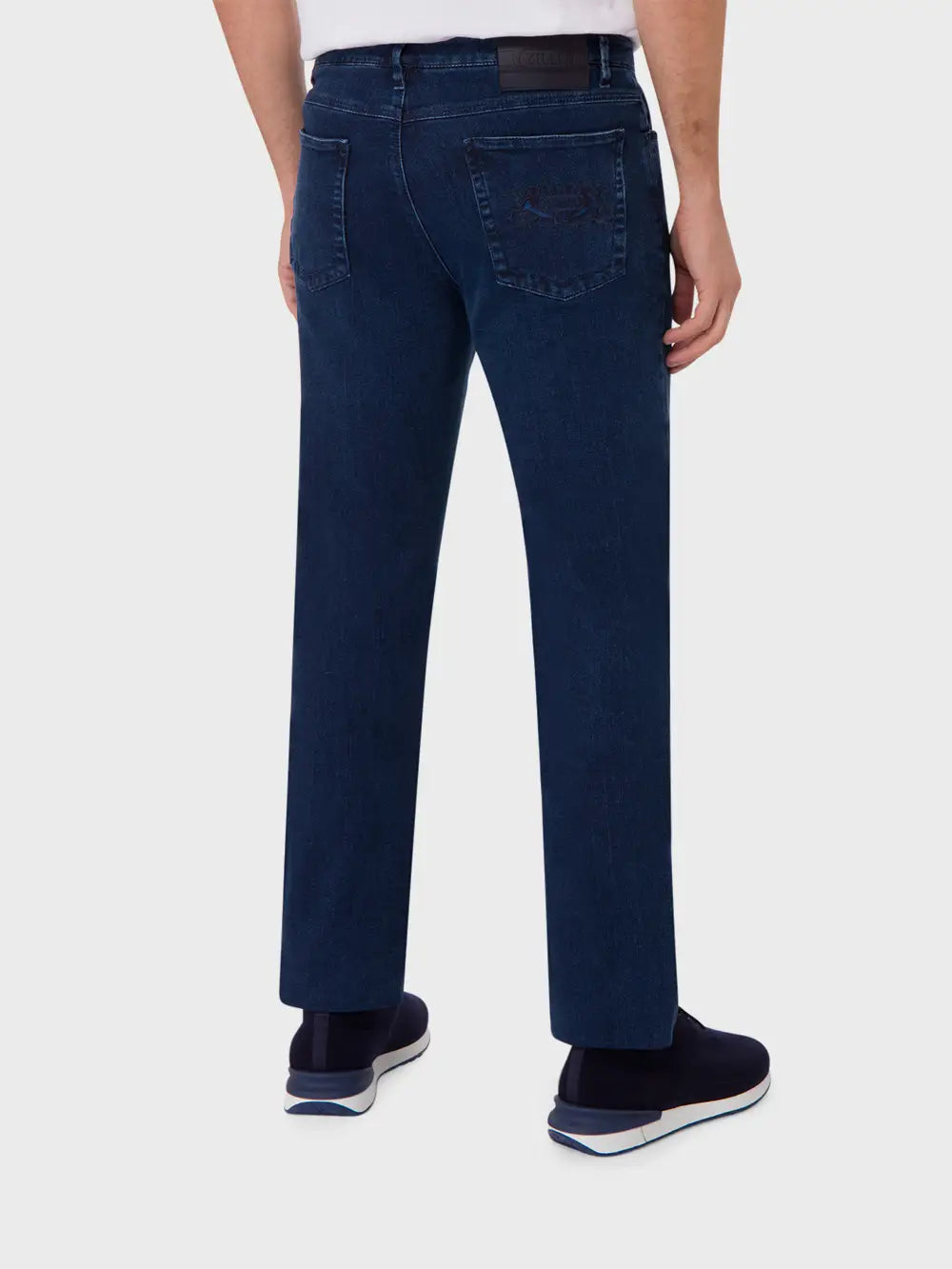 بنطلون جينز بقصة ضيقة من القطن