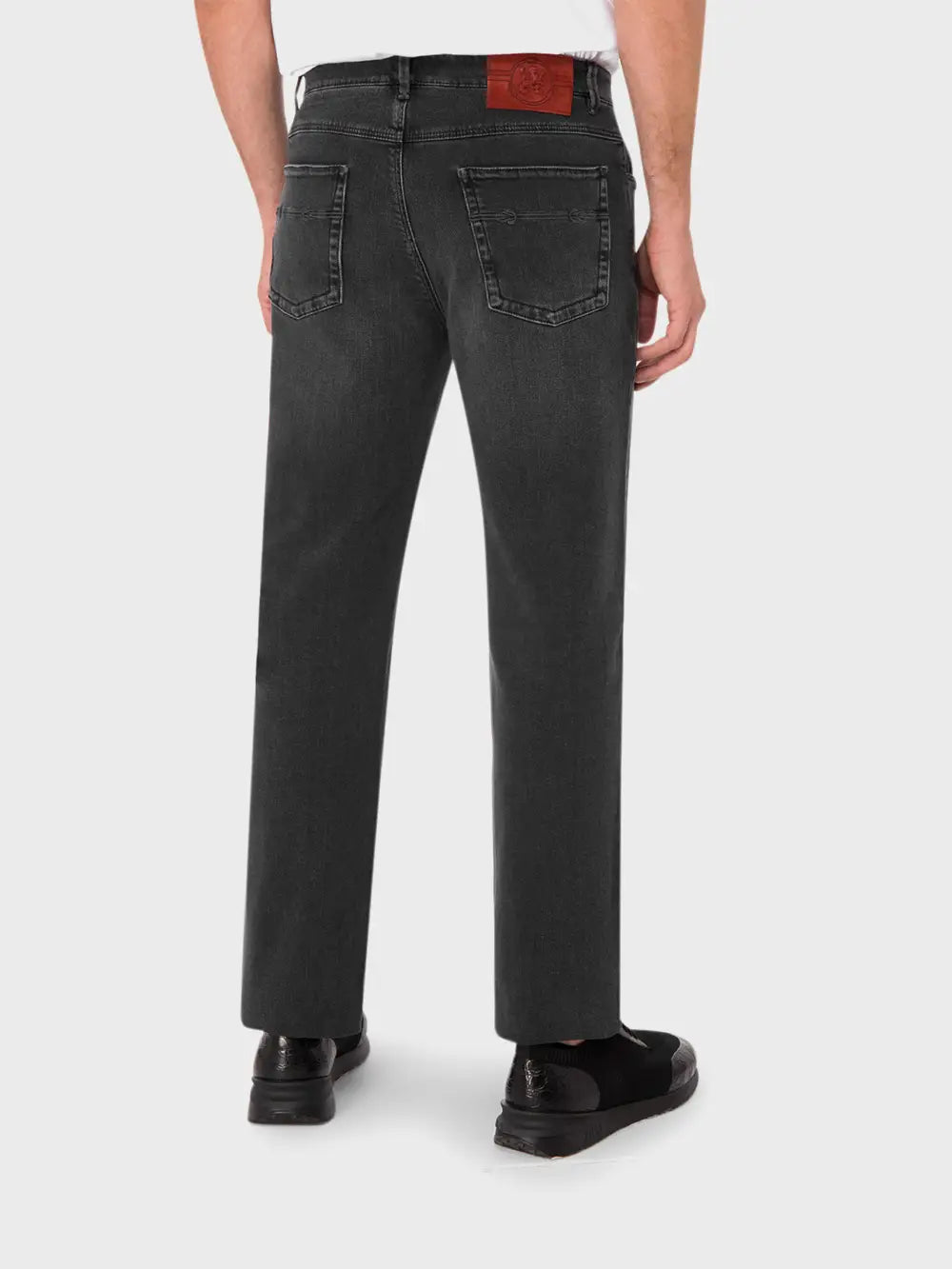 بنطلون جينز بقصة ضيقة من القطن