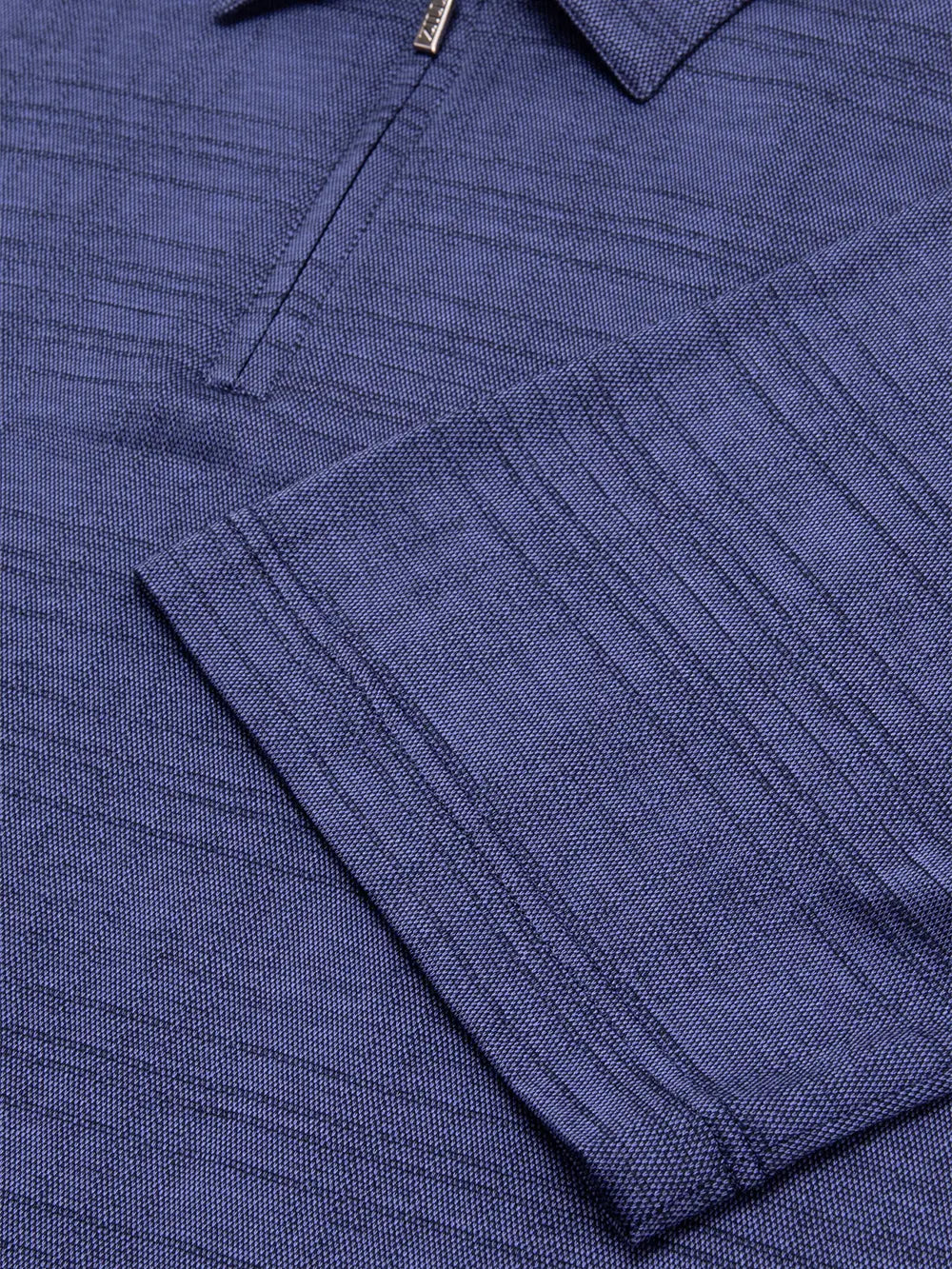 بولو كلاسيكي قصير الأكمام بسحاب كلاسيكي