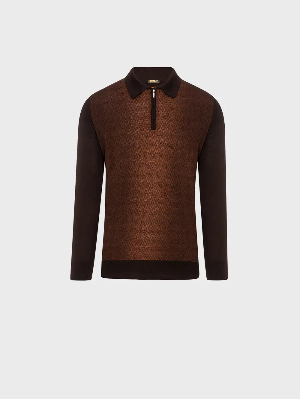 سترة بنقشة هندسية