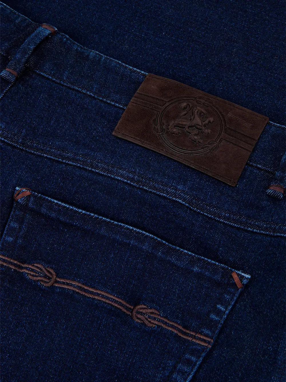 بنطلون جينز بقصة ضيقة من القطن