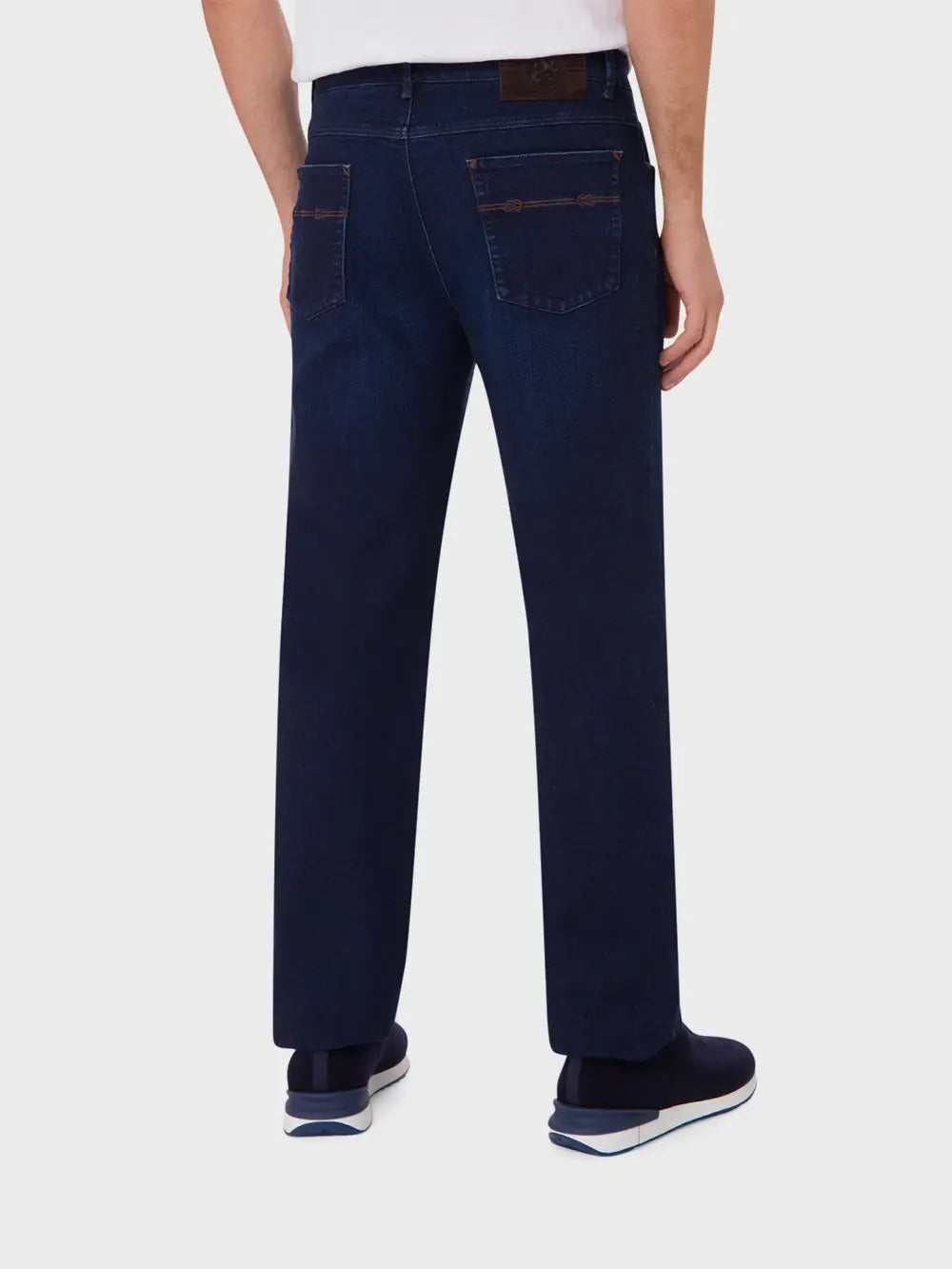 بنطلون جينز بقصة ضيقة من القطن