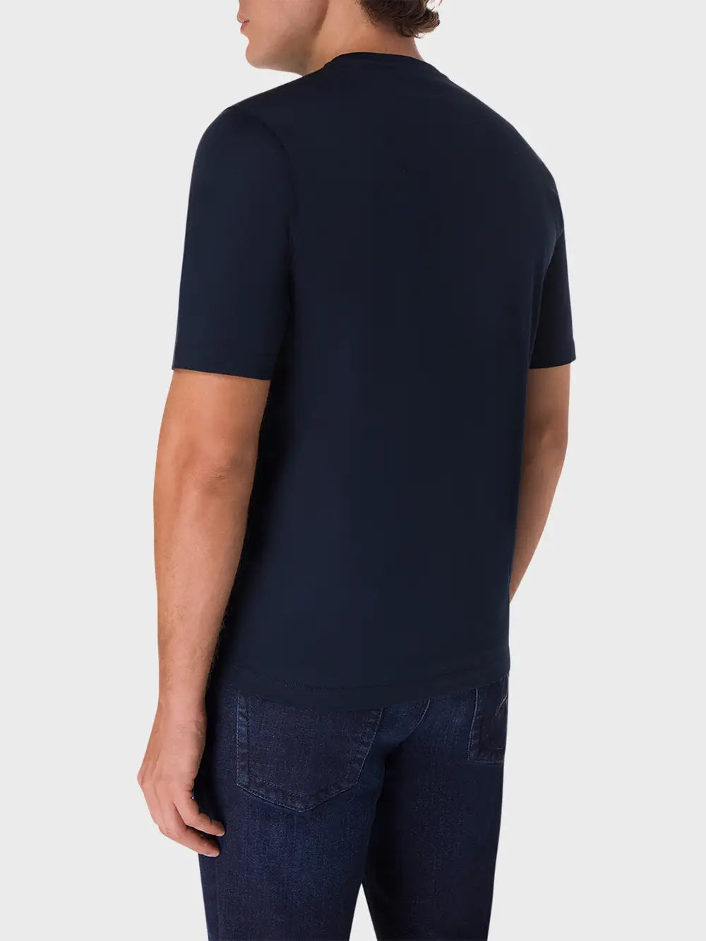 تي شيرت جريفون مرصع بجلد الخروف