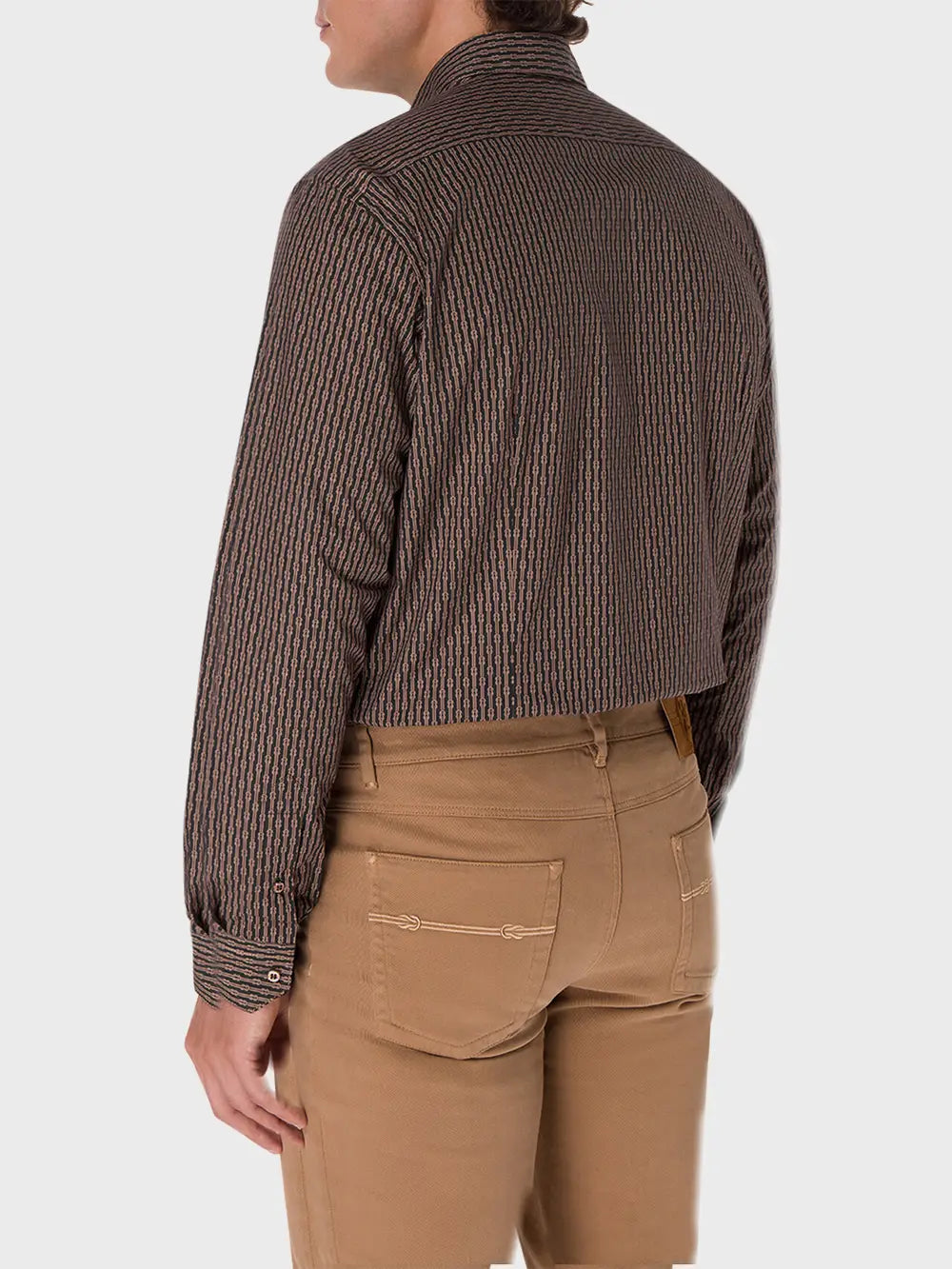 قميص بنمط عقدة آرت إكسبرس الفنية