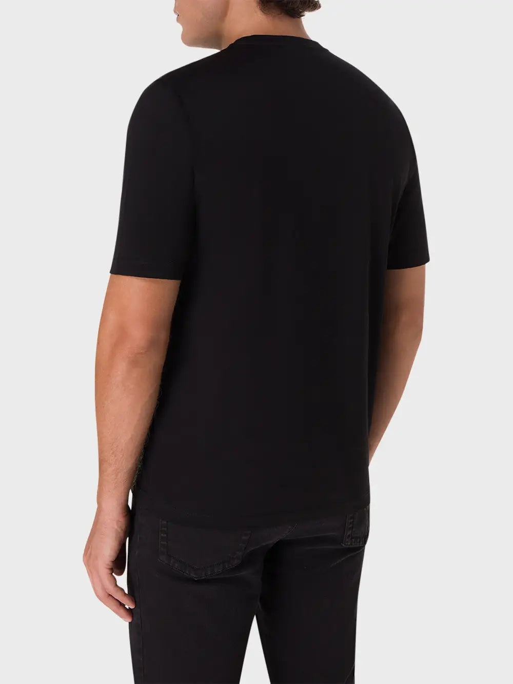 تي شيرت جريفون مرصع بجلد الخروف