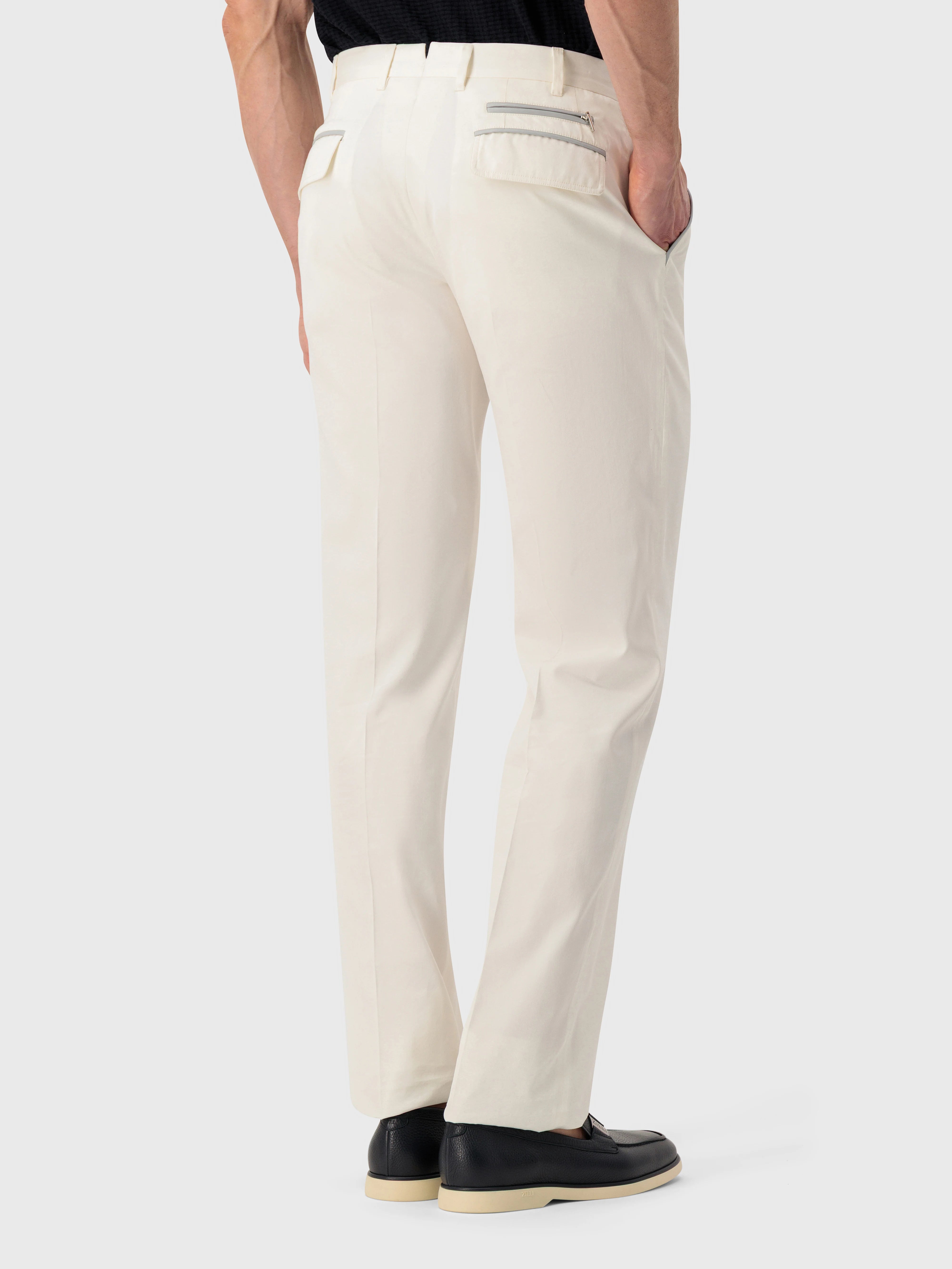 بنطلون - أبيض طبيعي - أبيض طبيعي