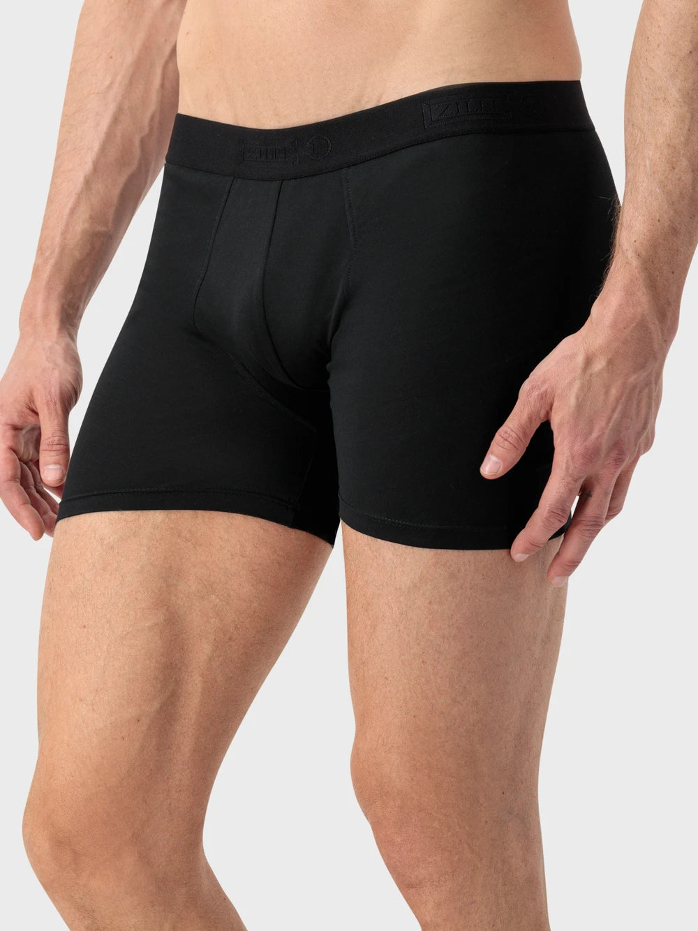 بوكسر قطني من زيللي - أسود