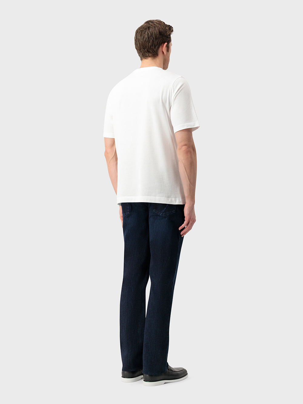 قميص قطن بجيب على الصدر من زيللي - أبيض