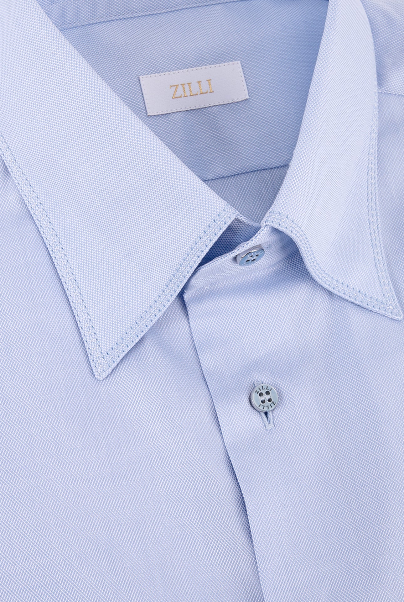 قميص بأكمام طويلة بخياطة ثلاثية