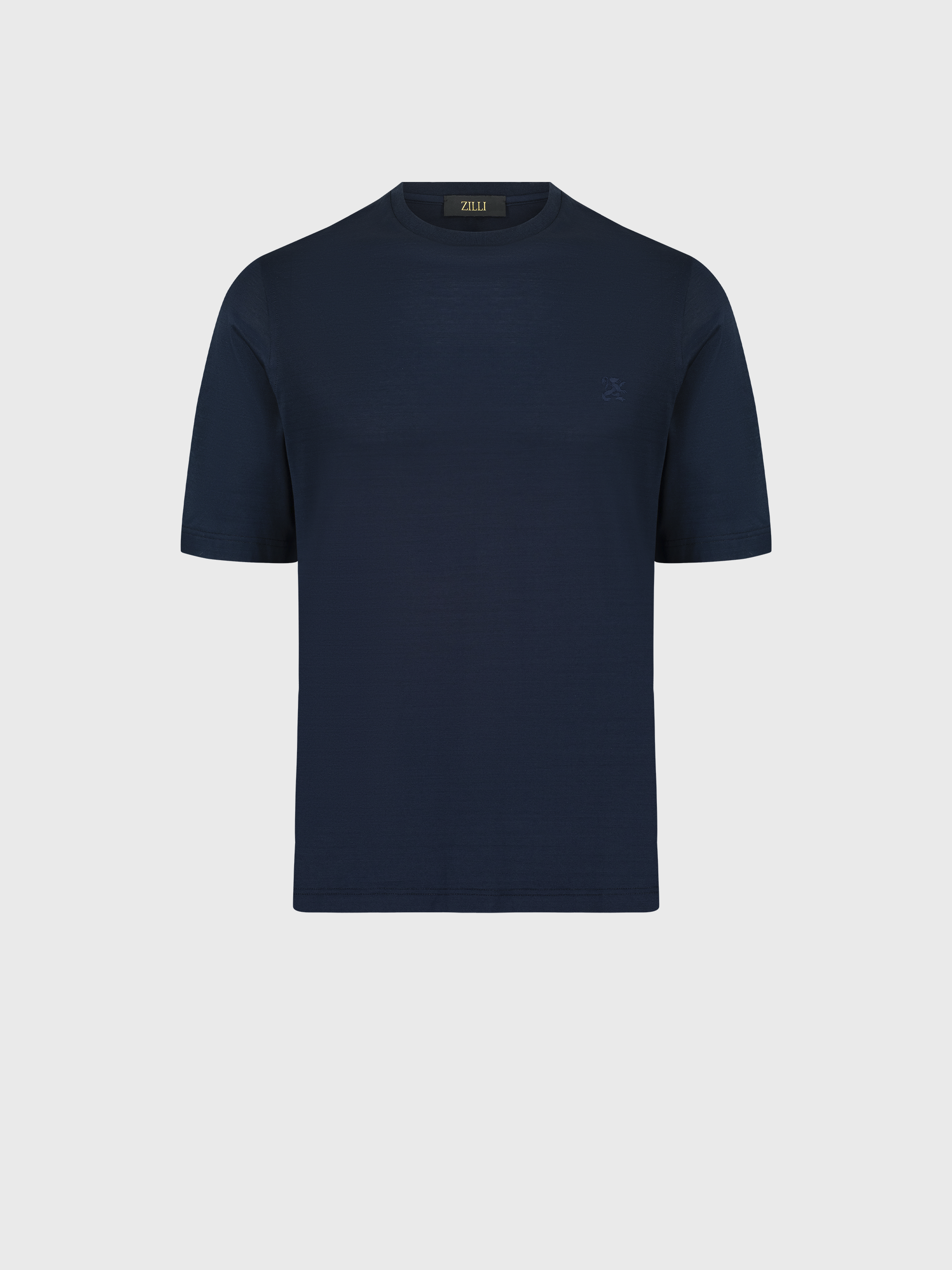 تي شيرت قطن بلمسة نهائية ساتانية من ميكرو جريفون