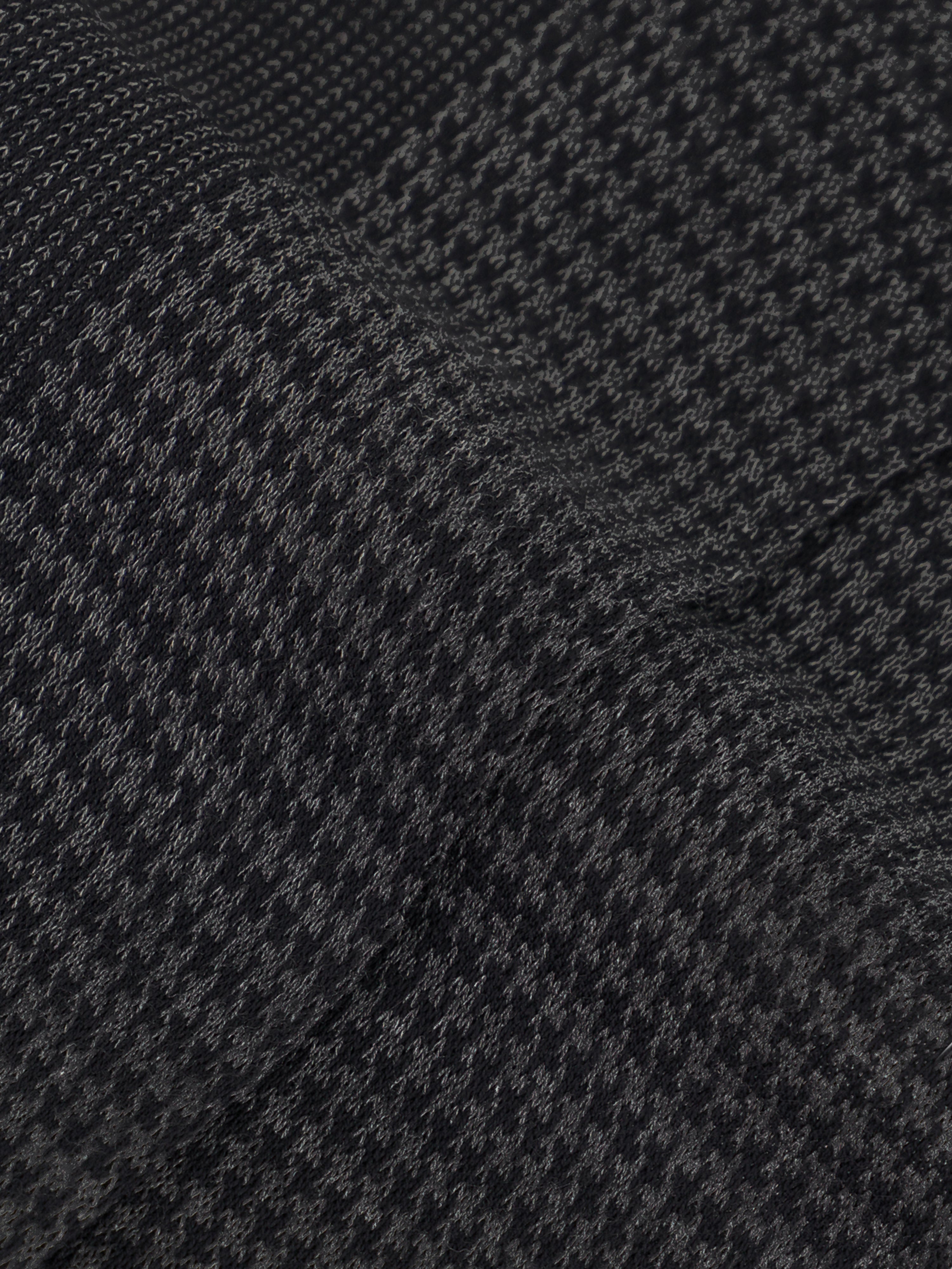 جوارب منتصف الساق بنمط متعرجة فحمي فاتح فاتح