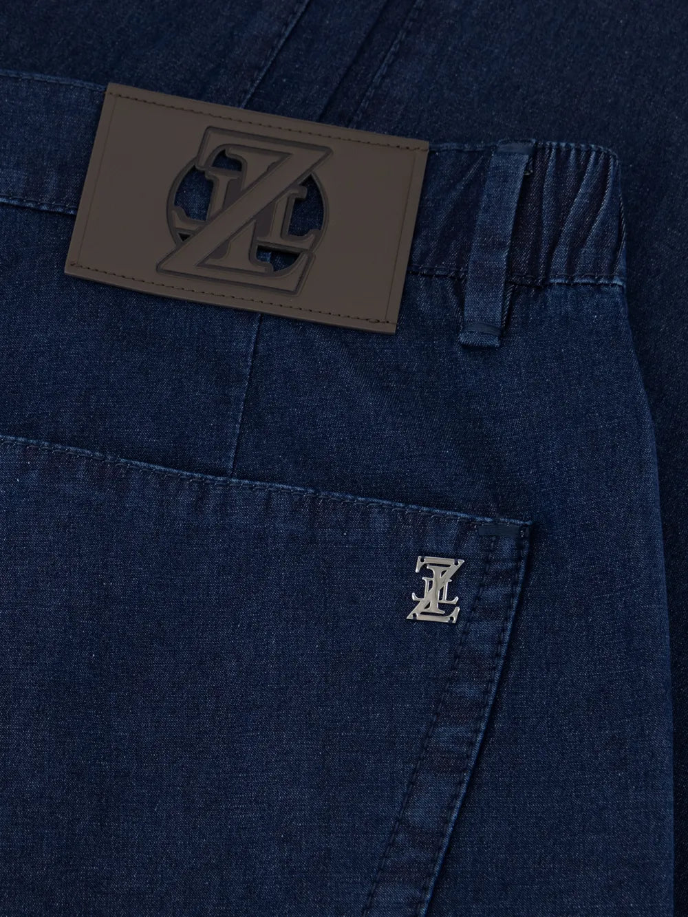 بنطلون بقصة ضيقة - أزرق عسكري