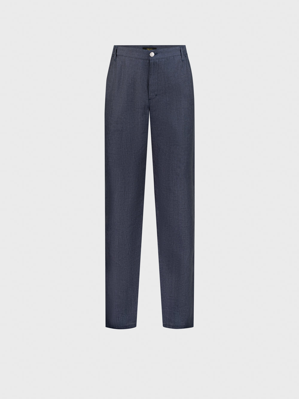 بنطلون جينز كتان بقصة ضيقة - جينز أزرق