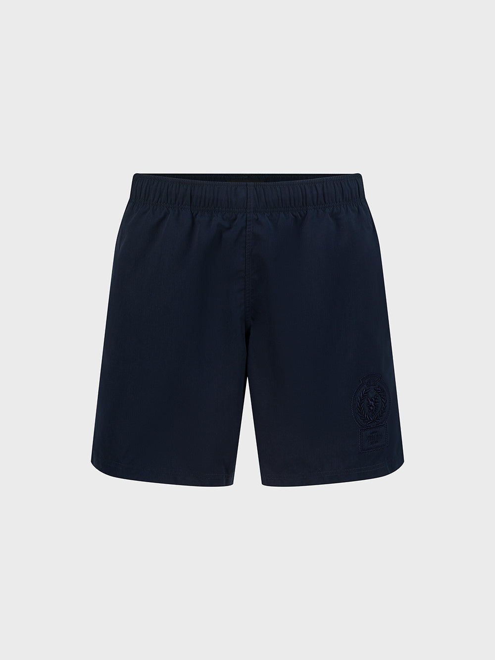 شورت سباحة مطرز بتطريز "ZILLI Crest" - أزرق كحلي