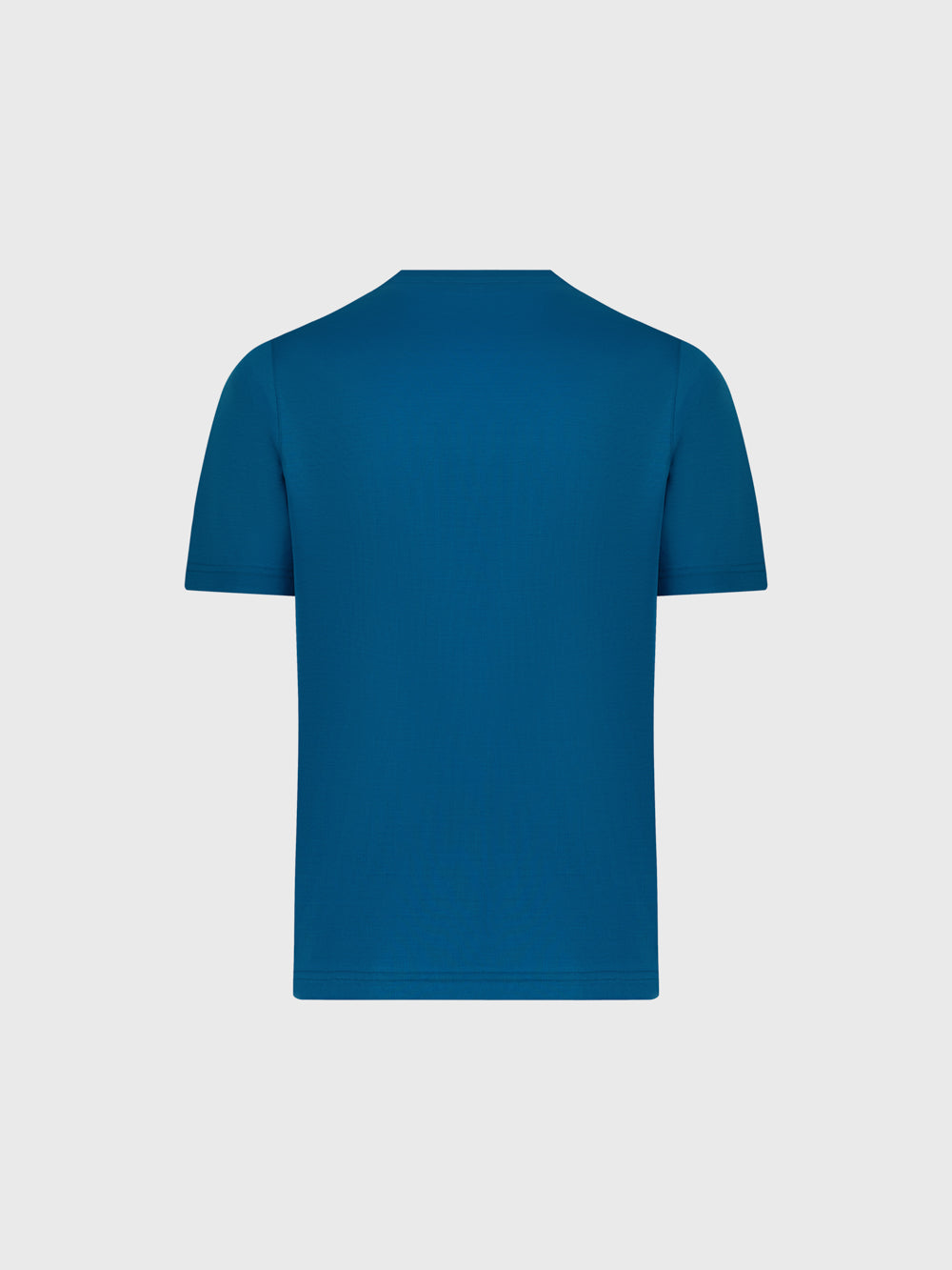 تي شيرت بشعار - أزرق مخضر