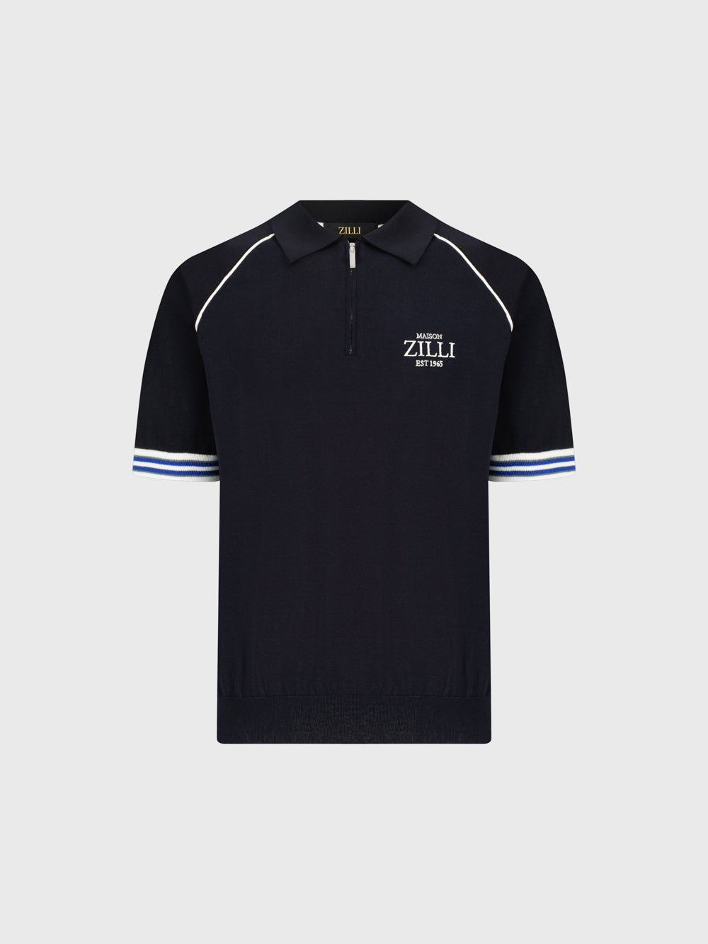 قميص بولو بشعار الماركة - أزرق كحلي