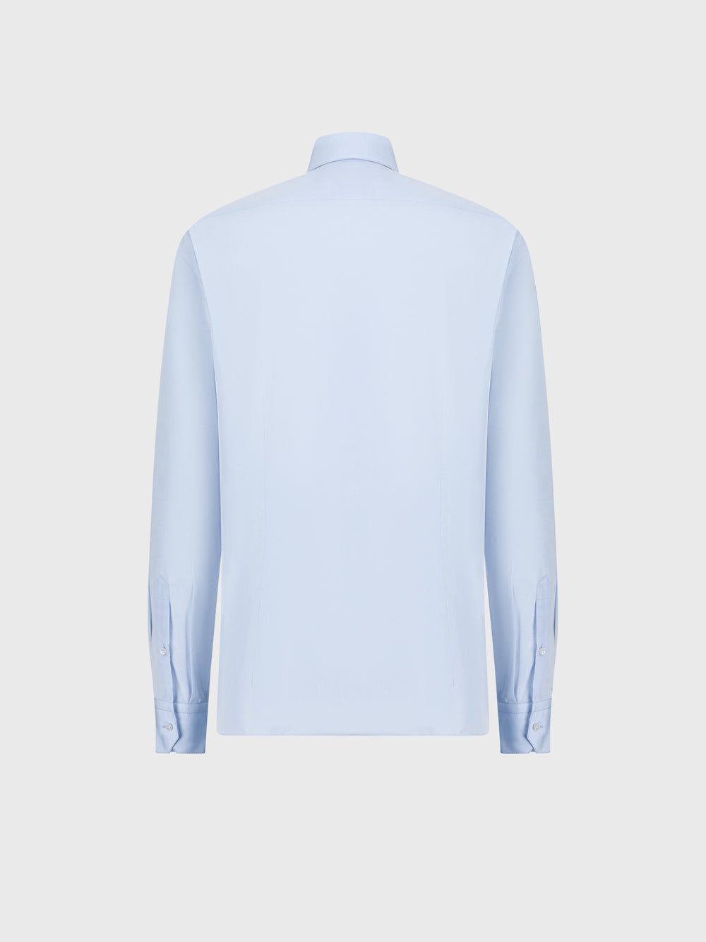 قميص كلاسيكي سادة اللون الأزرق السماوي - أزرق سماوي