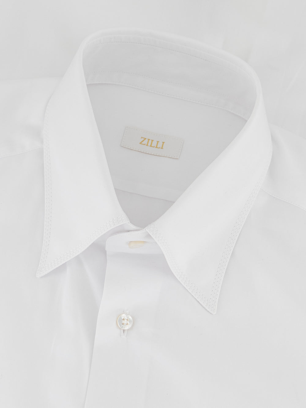 قميص بلون سادة - أبيض