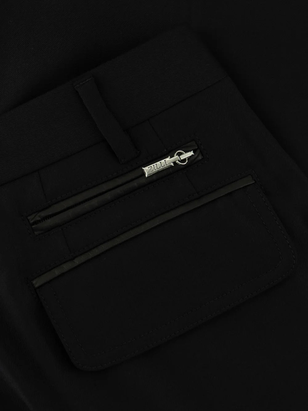 بنطلون رسمي من الصوف - أسود