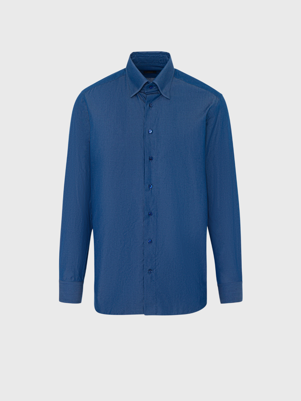 قميص بأكمام طويلة من القطن والليكرا