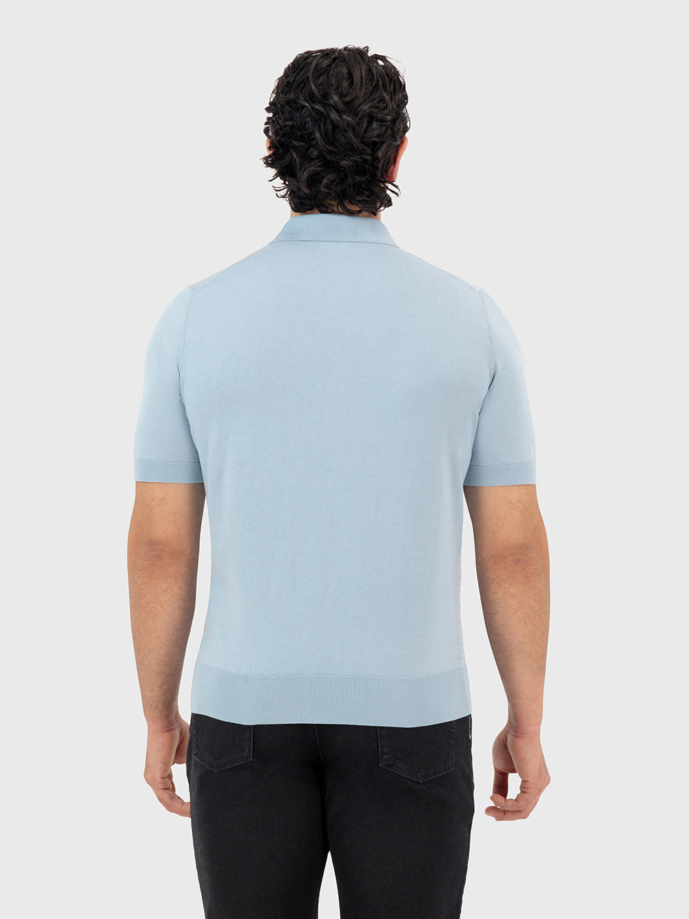 بولو بولو مخطط بأكمام قصيرة