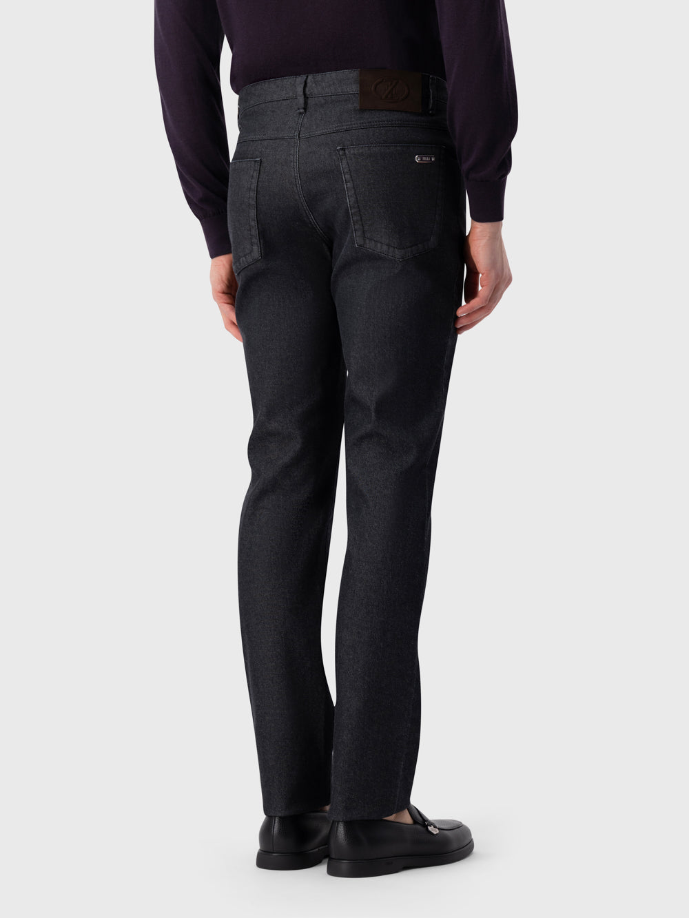 ZILLI Detail Denim - أسود بني