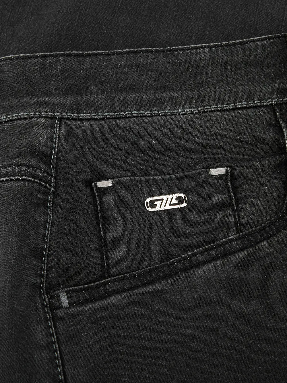 Zilli Regular Fit Jeans with Velvet Calfskin Patch