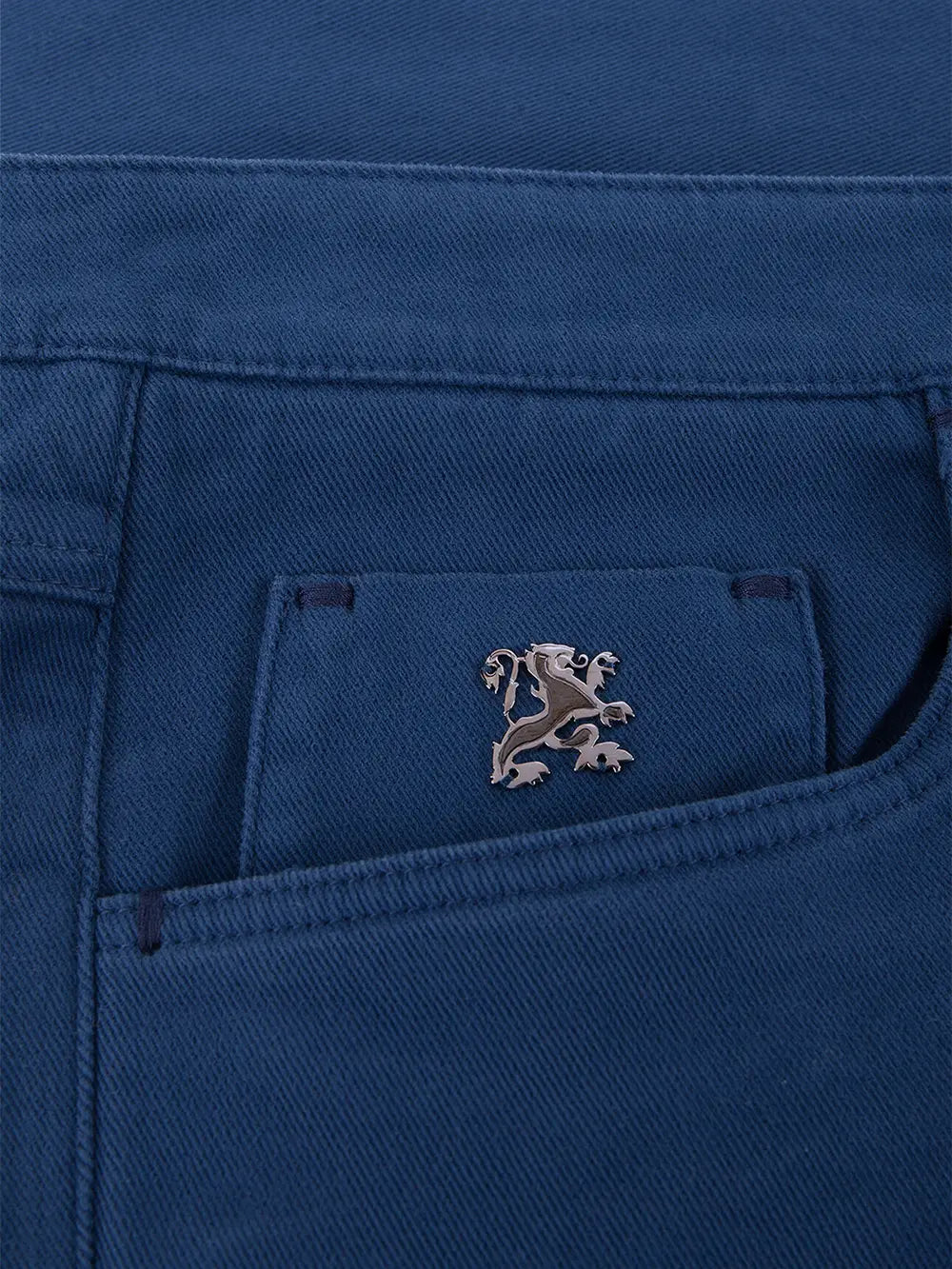 Slim Fit Jeans with Art Express Knot Embroidery