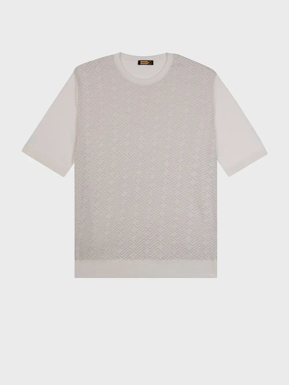 Zilli Pullover with Geometrical Weave
