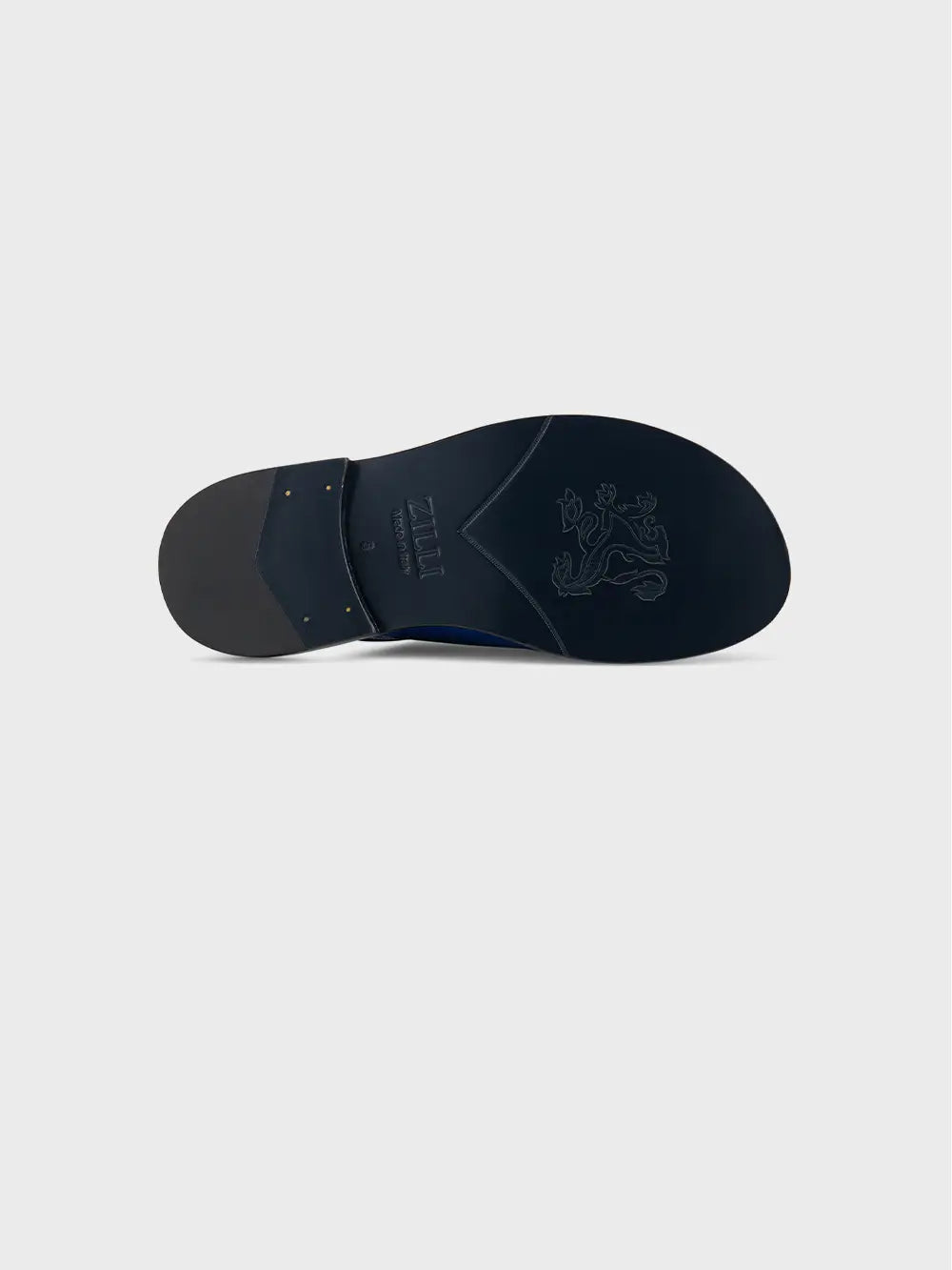 Zilli Elegance Braided Calfskin Sandals with Palladium-Finish Rivet