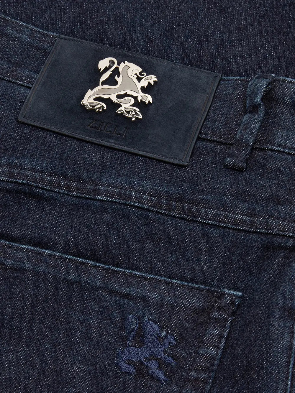 Micro Griffon Embroidered Regular Fit Jeans