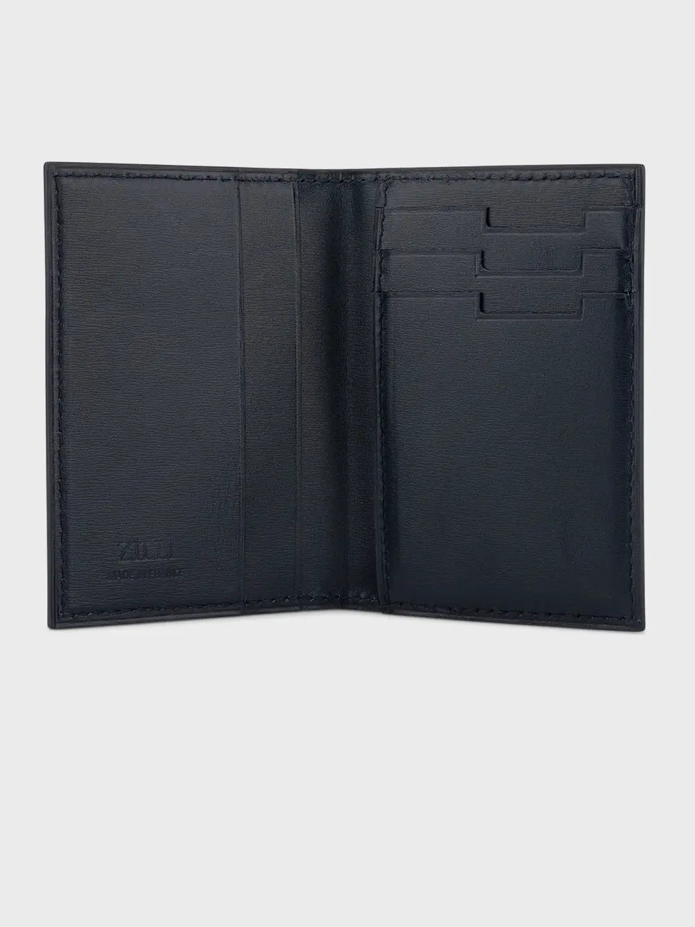 Folding Card Holder with Silver Ingot Metal Piece