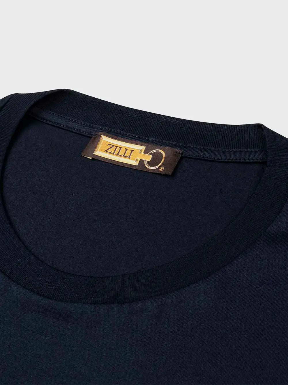 Zilli Ecru T-Shirt with Double Griffon Embroidery