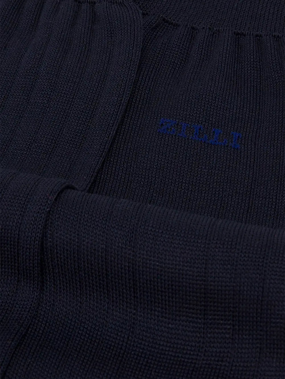 Zilli Cotton Ribbed Mid-Calf Socks