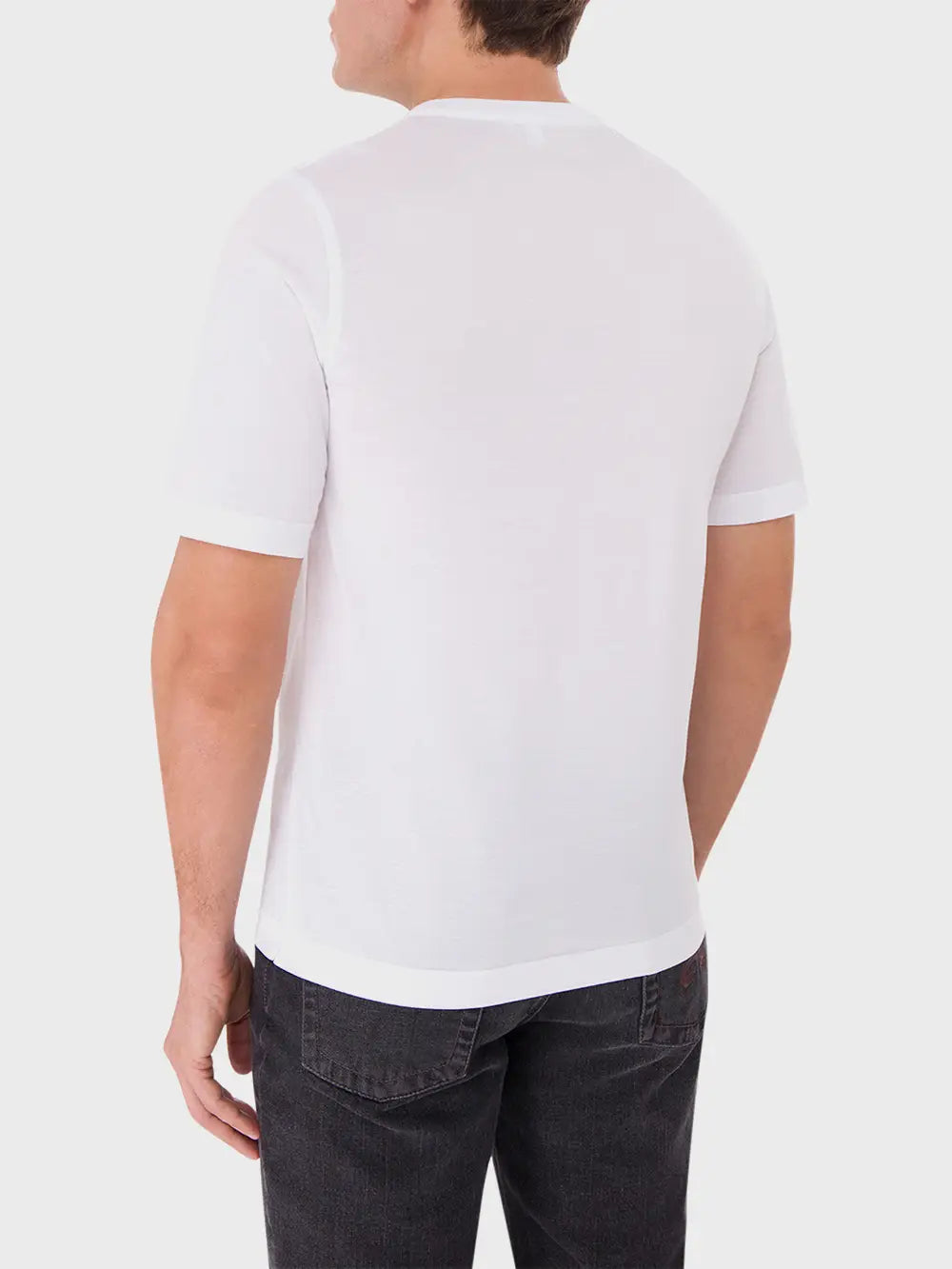 T-Shirt with Triple Griffon Embroidery