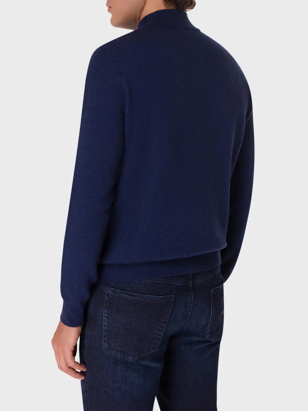 Wool and Cashmere Sweater with Triple Griffon Embroidery