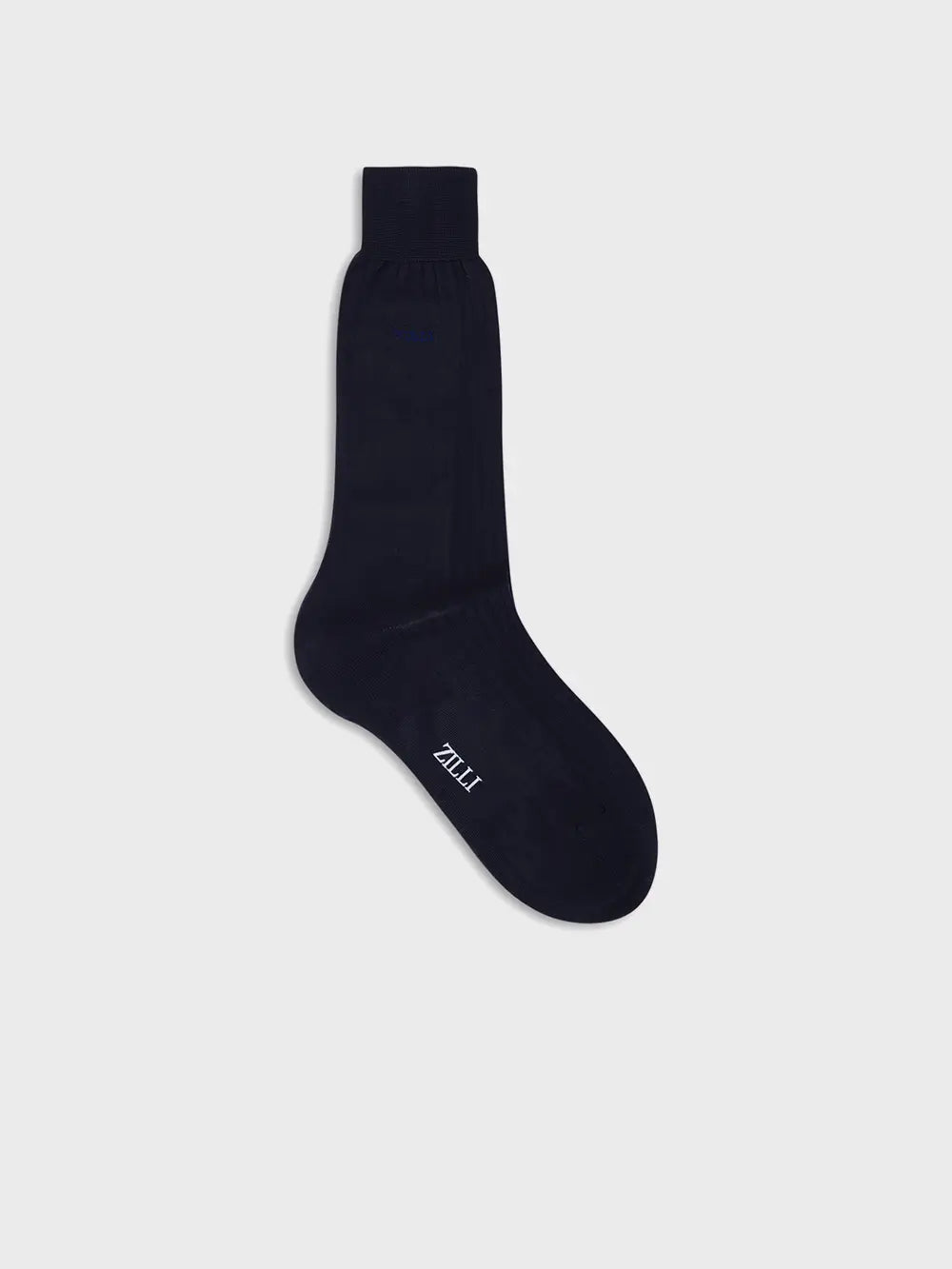 Zilli Cotton Ribbed Mid-Calf Socks