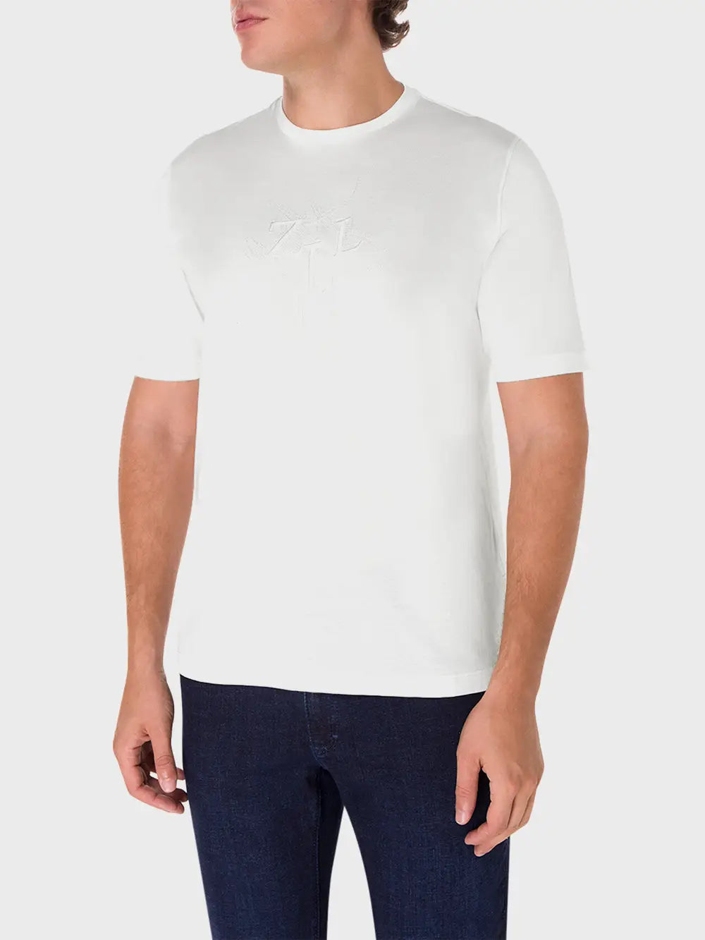 T-shirt with Zilli Art Embroidery