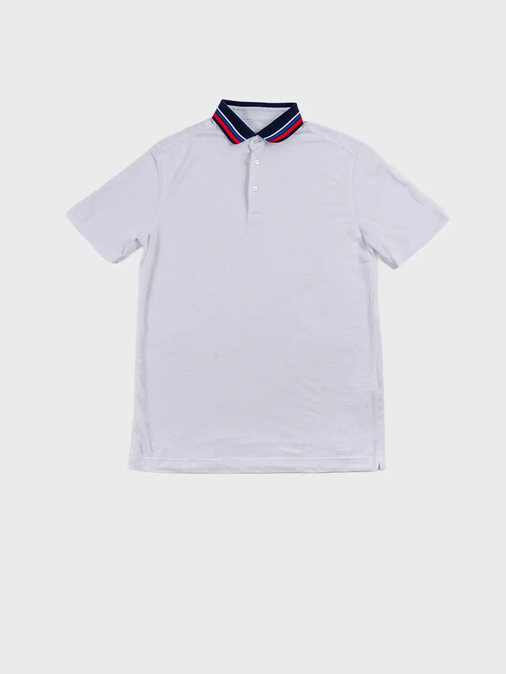 Zilli Short Sleeve Linen Polo Shirt with Classic Button Design