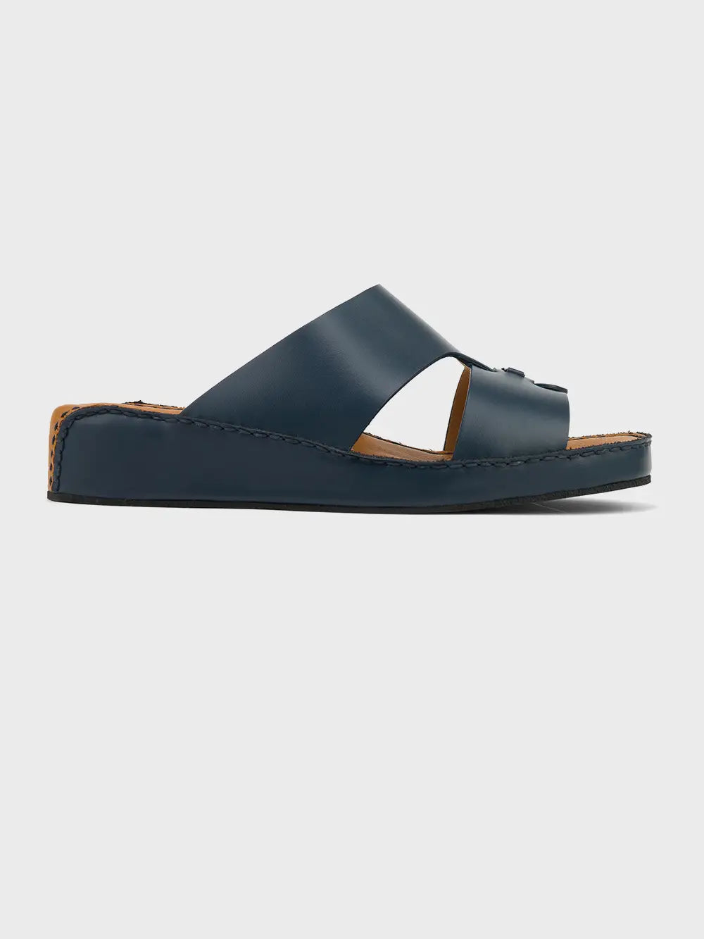 Zilli Arabic Style Calfskin Sandals with Retro Plaque