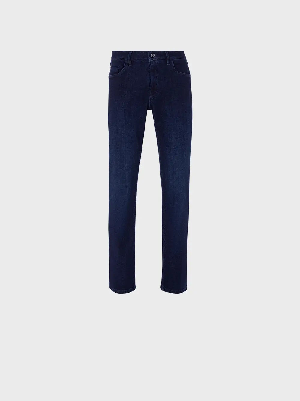 Regular Fit Jeans with Griffon Embroidery Alligator Inlay