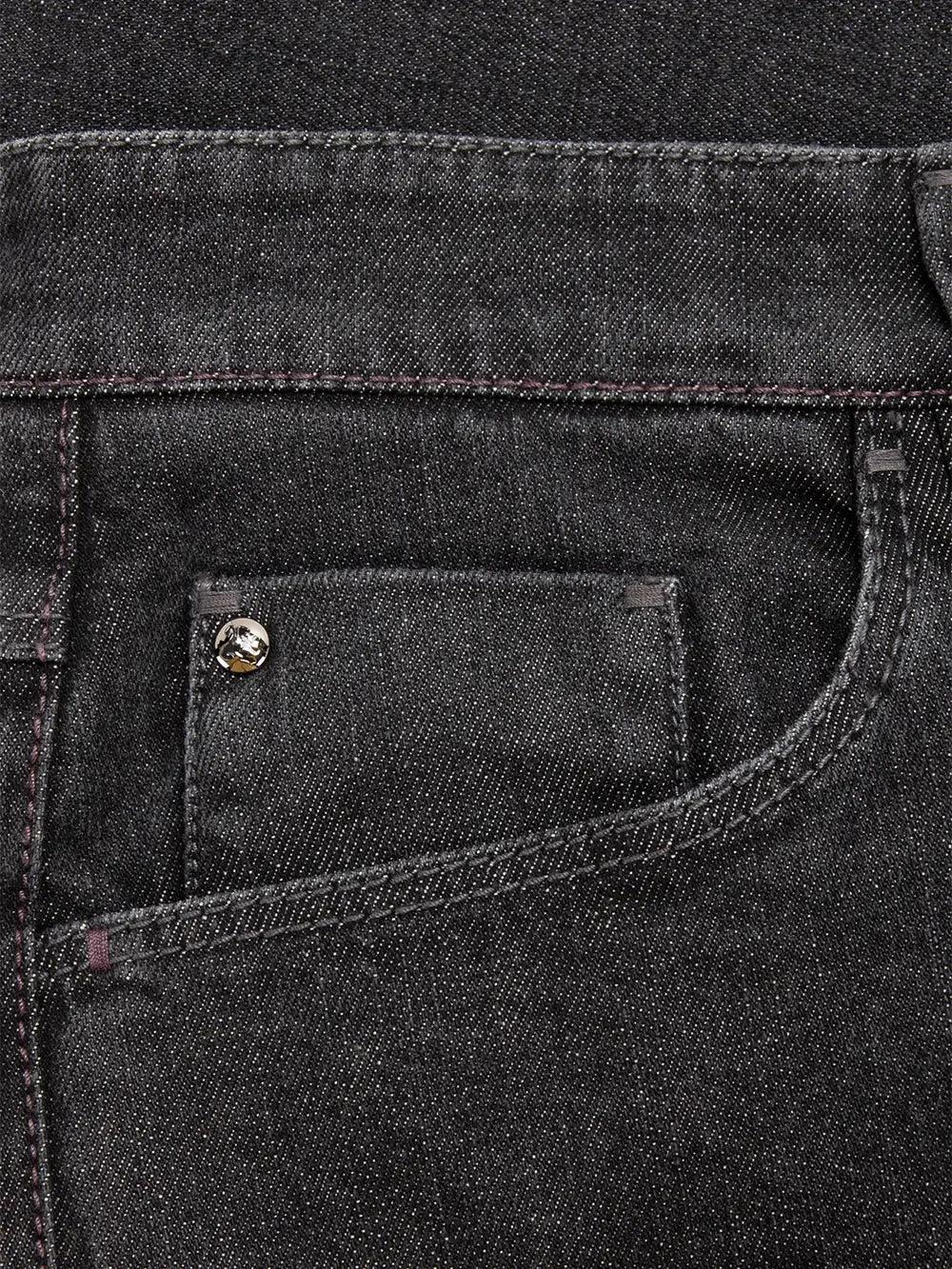 Regular Fit Jeans with Crocodile Inlay