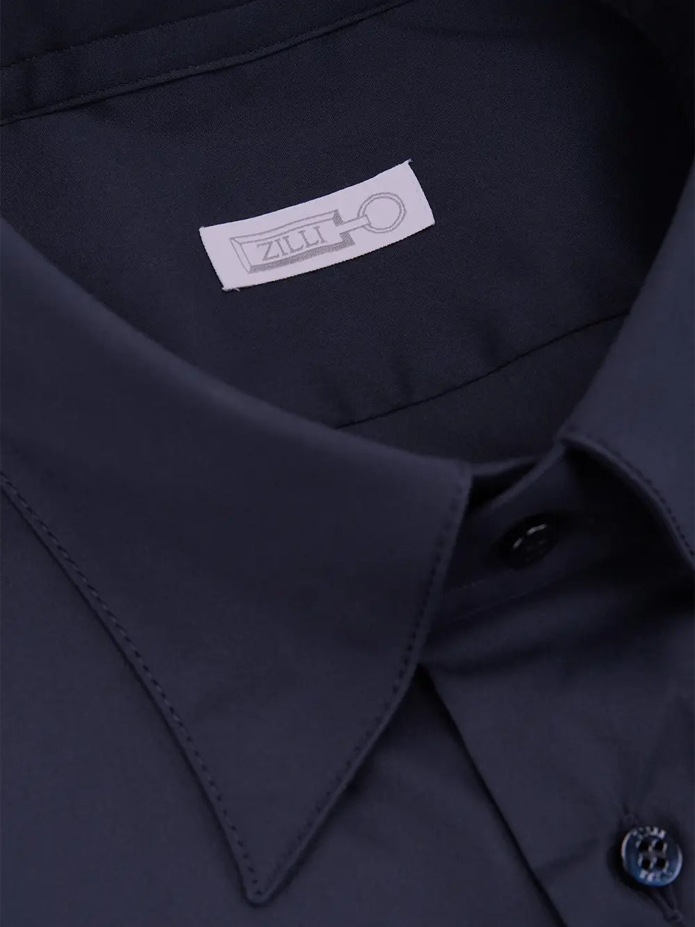 Classic Cotton Blend Shirt with Unique American-Style Collar