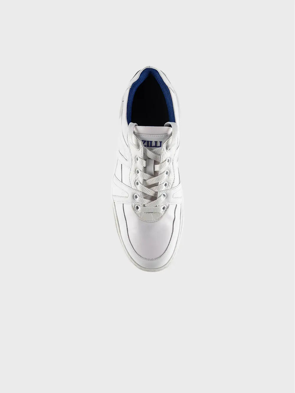 Sneakers from Sport line fabric with crocodile trim