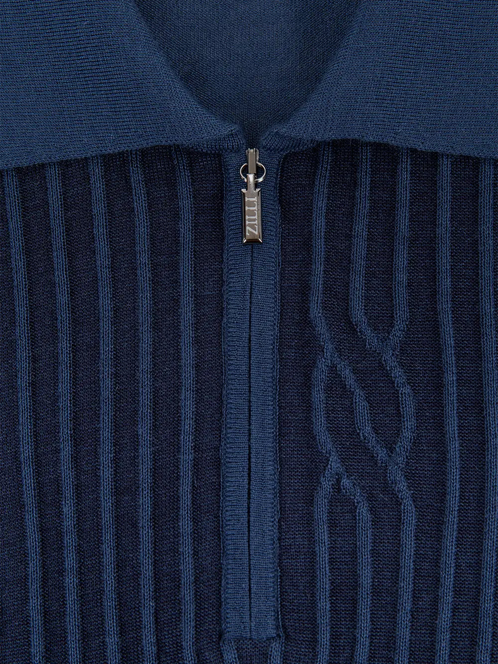 Long Sleeve Zipped Polo