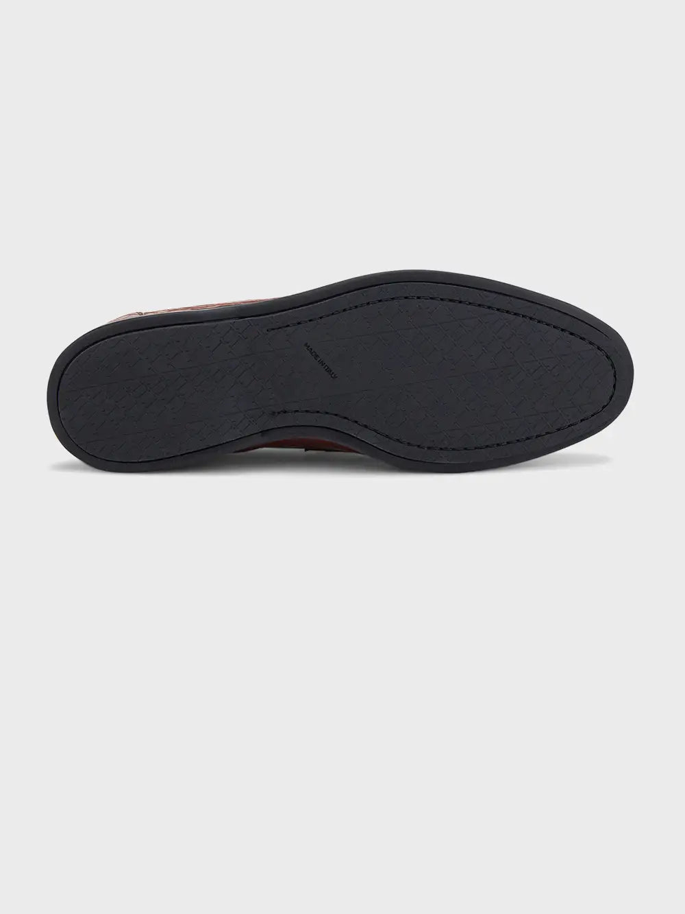 Caiman Loafers with Black Rubber Sole
