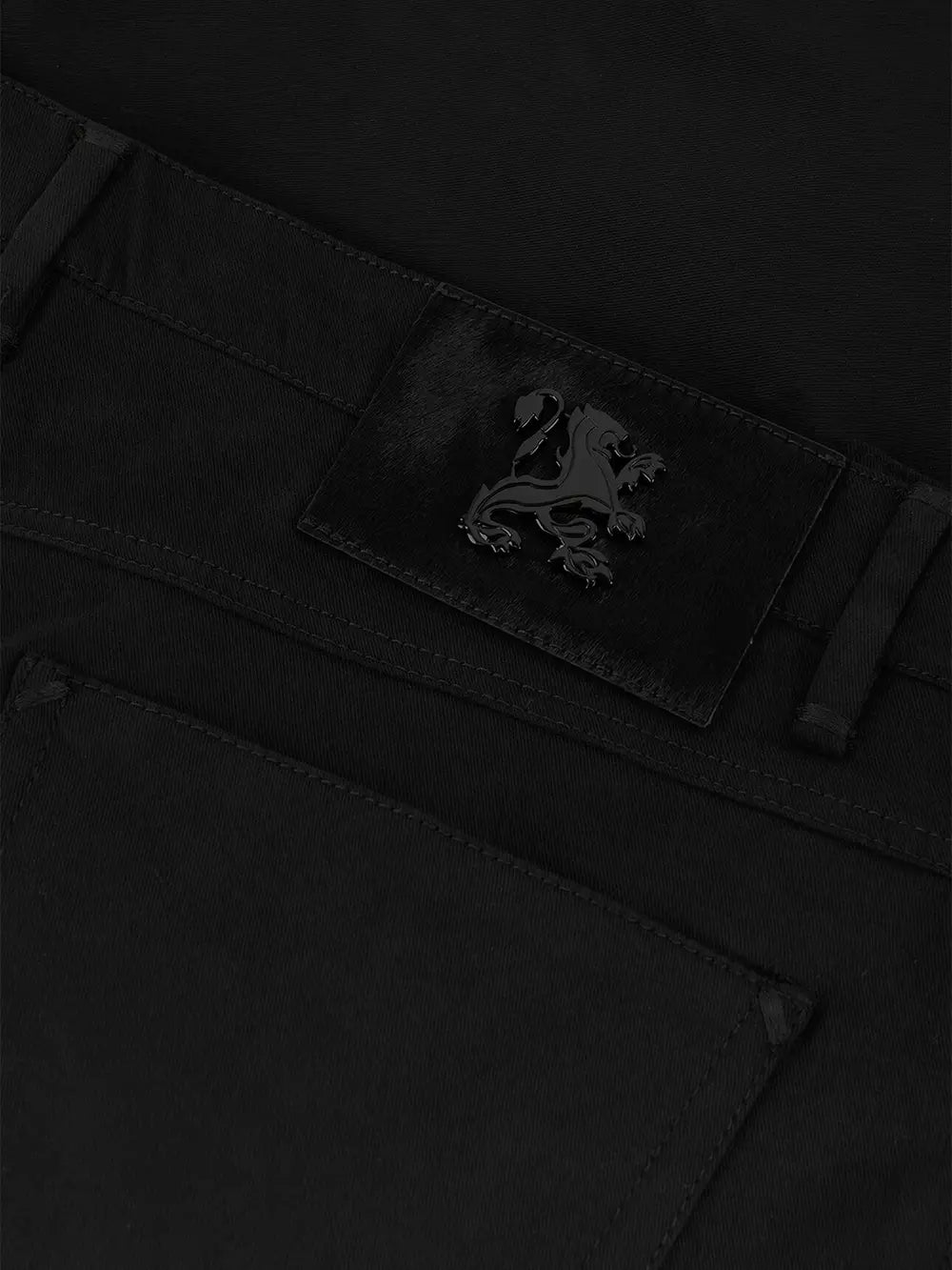 Slim Jeans with Calf Suede Patch