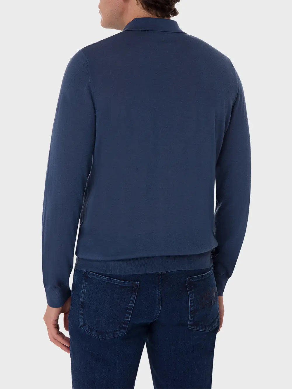 Long Sleeve Zipped Polo