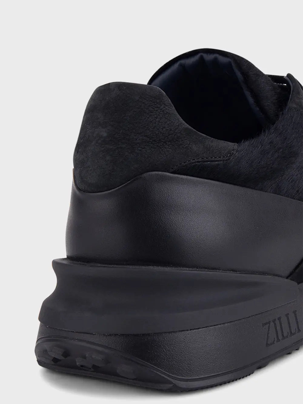 Suede Calfskin Sneakers with ZILLI Signature