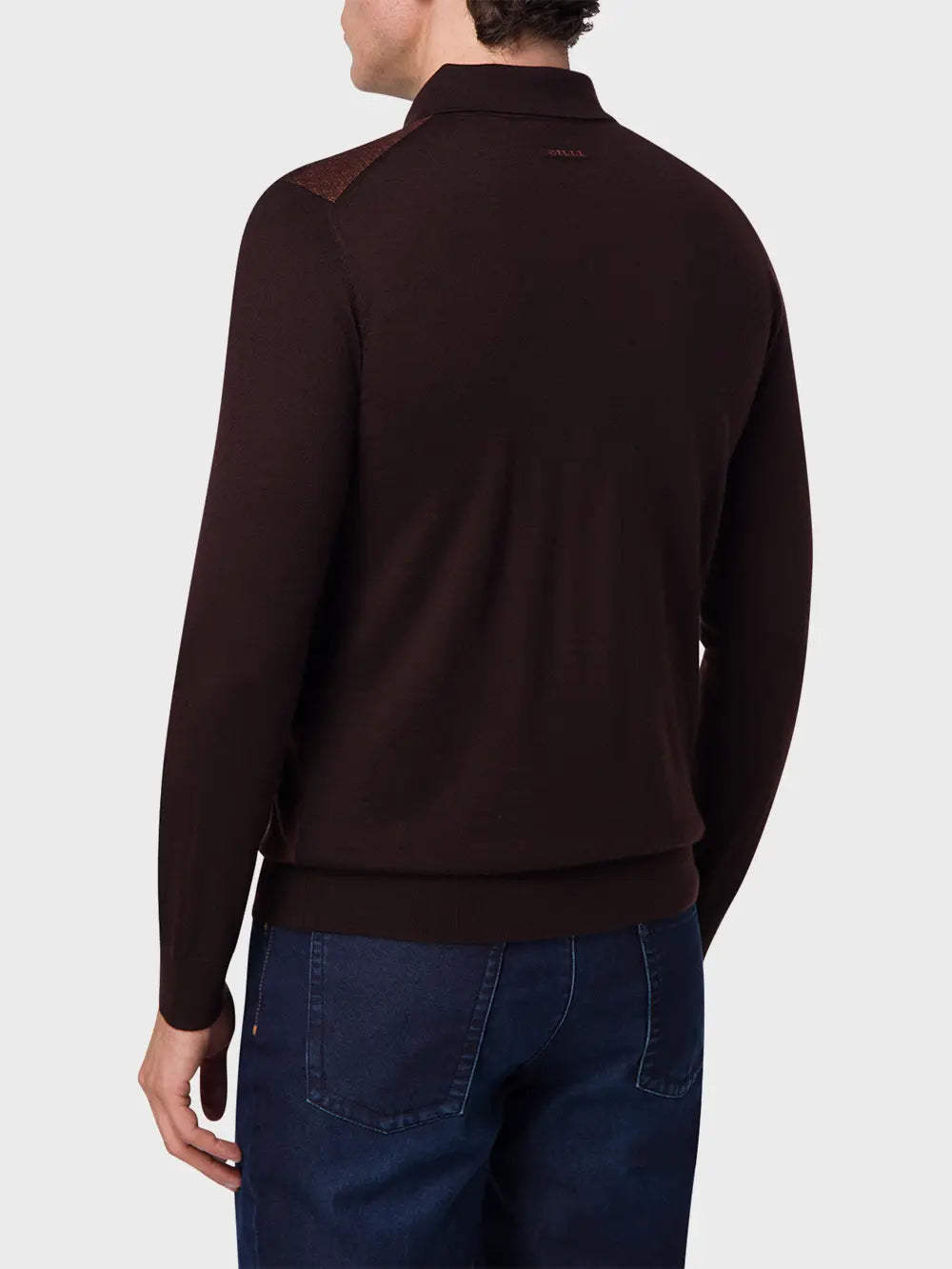 Sweater with Geometric Pattern